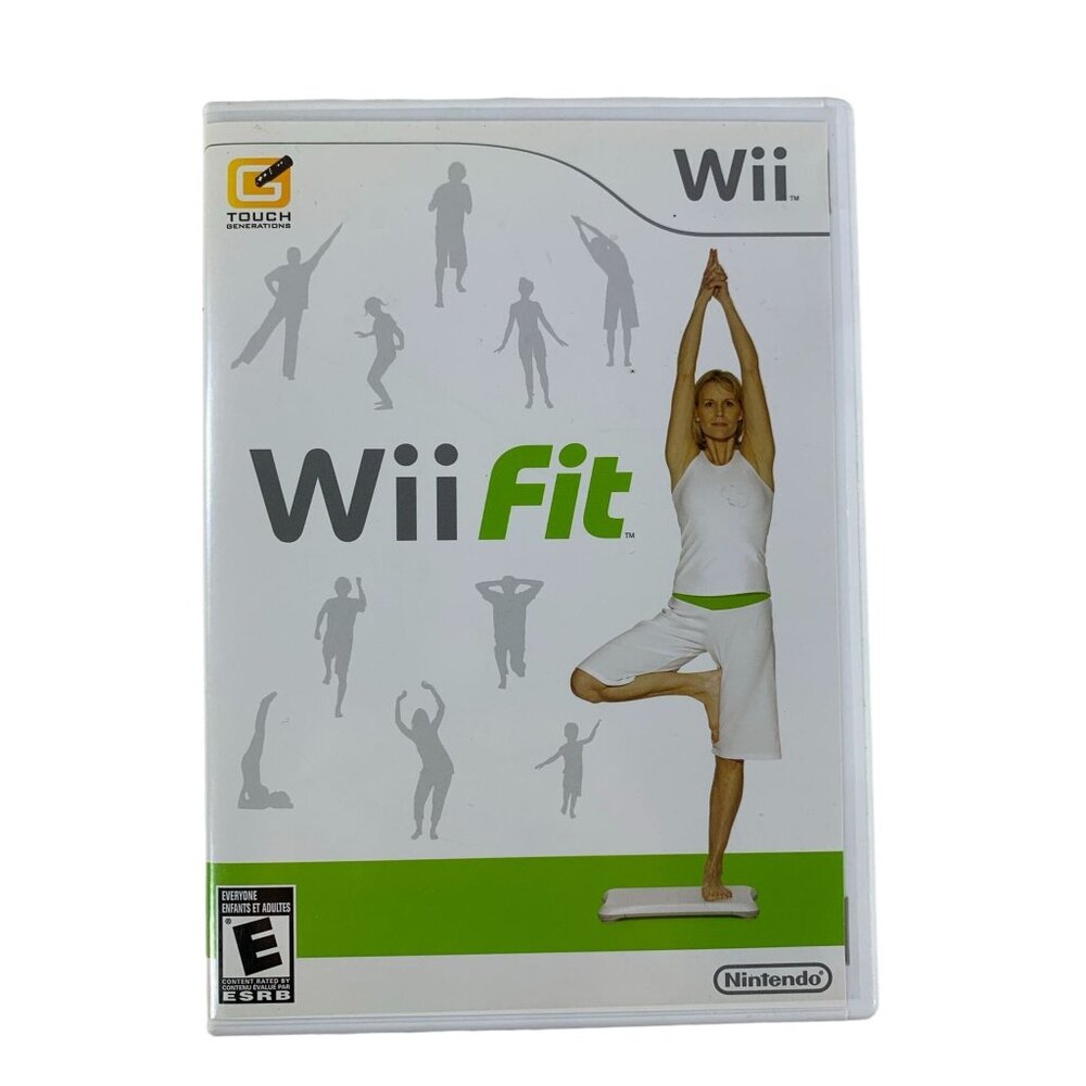 Nintendo Wii Fit Fitness Activity Tracking Game Complete Case Manual Disc Family